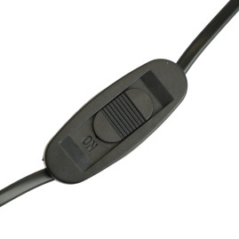 Сетевой шнур с выключателем, 230V 1,9м черный, KF-HK-1-2