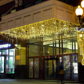 Уличная светодиодная гирлянда Ardecoled бахрома 230V теплый белый/белый ARD-Edge-Classic-2400X600-Clear-88Led-Flash Warm 026005