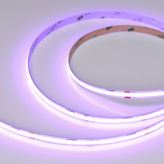Светодиодная лента Alright COB-X480-8mm 24V Violet (8 W/m, IP20, 5m) 047745