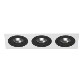 Комплект из светильника и рамки Lightstar Intero 16 (217536+217607+217607+217607) i536070707
