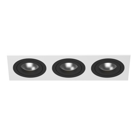 Комплект из светильника и рамки Lightstar Intero 16 (217536+217607+217607+217607) i536070707