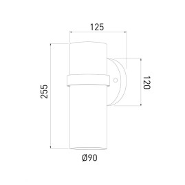 Уличный настенный cветильник Elektrostandard Grin 35000/D белый a061036