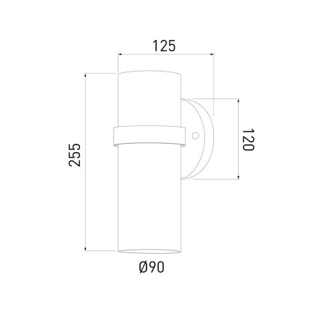 Уличный настенный cветильник Elektrostandard Grin 35000/D белый a061036