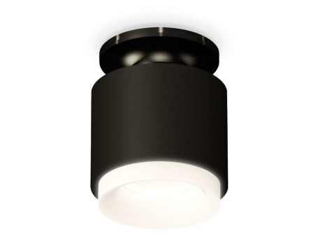 Комплект накладного светильника Ambrella light Techno Spot XS7511064 SBK/PBK/FR черный песок/черный полированный/белый матовый (N7926, C7511, N7165)