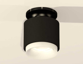 Комплект накладного светильника Ambrella light Techno Spot XS7511064 SBK/PBK/FR черный песок/черный полированный/белый матовый (N7926, C7511, N7165)