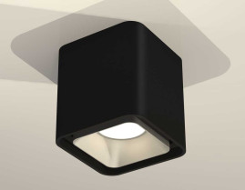 Комплект накладного светильника Ambrella light Techno Spot XS7841003 SBK/SSL черный песок/серебро песок (C7841, N7703)