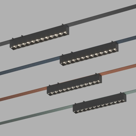 Трековый светильник Denkirs Belty Grill DK5570-BK