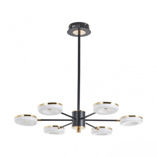 Подвесная светодиодная люстра Arte Milano Ferrara72999 277499/6 BK/GD