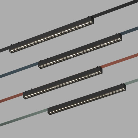 Трековый светильник Denkirs Belty Grill DK5573-BK