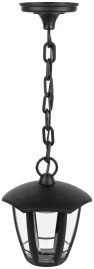 Садово-парковый светильник ЭРА «Марсель 1» ДСУ 07-8-002 черный 6-гранный подвесной IP44 светодиодный 8Вт 3000K Б0064271