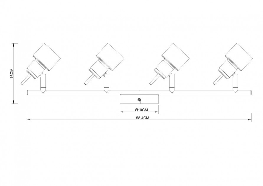 Спот Arte Lamp Almach A1906PL-4WH