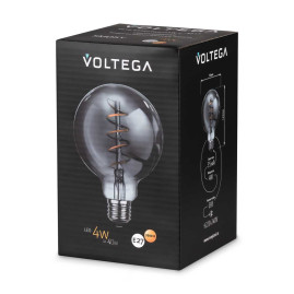 Лампа светодиодная филаментная Voltega 271 E27 4W 3000K дымчатая 8517