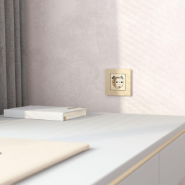 Рамка Werkel AluMax на 1 пост шампань W0013511 4690389204029