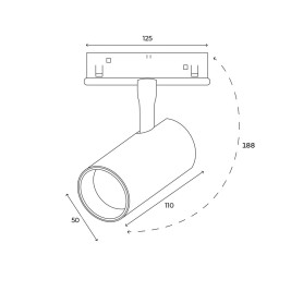 Трековый светильник Hesby Lighting ElDeko HSBL_0238