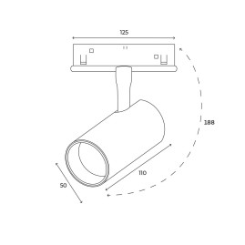 Трековый светильник Hesby Lighting ElDeko HSBL_0238