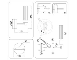Бра Ambrella Light High Light Modern LH55164