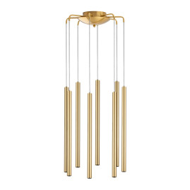 Комплект с подвесной люстрой Lightstar Tubo (574733+747243 (8шт) L8T747243