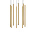 Комплект с подвесной люстрой Lightstar Tubo (574733+747243 (8шт) L8T747243