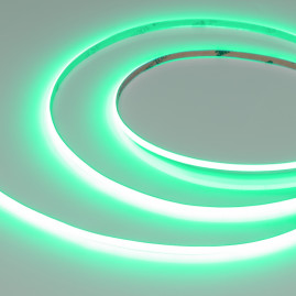 Светодиодная лента COB-X480-4mm 24V Green (4 W/m, IP20, 5m) Arlight 046906