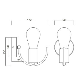 Бра Vele Luce Crea VL6522W01