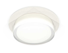 Комплект встраиваемого светильника Ambrella light Techno Spot XC7621043 SWH/FR/CL белый песок/белый матовый/прозрачный (C7621, N7160)