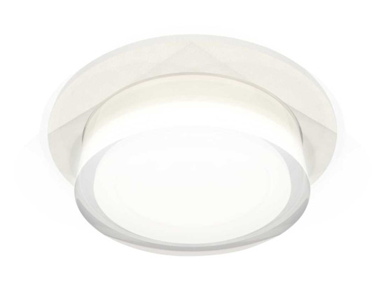 Комплект встраиваемого светильника Ambrella light Techno Spot XC7621043 SWH/FR/CL белый песок/белый матовый/прозрачный (C7621, N7160)