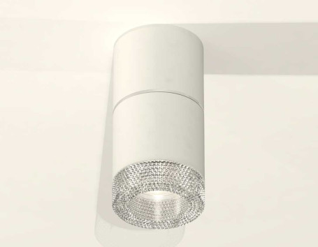 Комплект встраиваемого светильника Ambrella light XS7401162 SWH/CL белый песок/прозрачный MR16 GU5.3 (C7401, A2070, C7401, N7191)