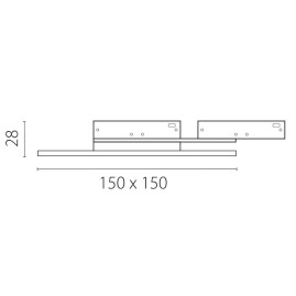 Светильник отраженного света 24V 5W 200° 4000K, черный Linea Lightstar 236147