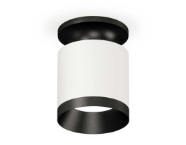 Комплект накладного светильника Ambrella light Techno Spot XS7401083 SWH/PBK белый песок/черный полированный (N7926, C7401, N7031)