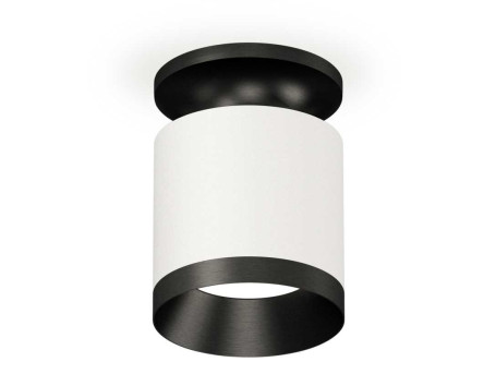 Комплект накладного светильника Ambrella light Techno Spot XS7401083 SWH/PBK белый песок/черный полированный (N7926, C7401, N7031)