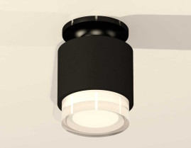 Комплект накладного светильника Ambrella light Techno Spot XS7511065 SBK/PBK/FR черный песок/черный полированный/белый матовый (N7926, C7511, N7160)