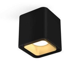 Комплект накладного светильника Ambrella light Techno Spot XS7841004 SBK/SGD черный песок/золото песок (C7841, N7704)