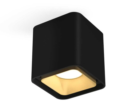 Комплект накладного светильника Ambrella light Techno Spot XS7841004 SBK/SGD черный песок/золото песок (C7841, N7704)