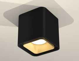 Комплект накладного светильника Ambrella light Techno Spot XS7841004 SBK/SGD черный песок/золото песок (C7841, N7704)