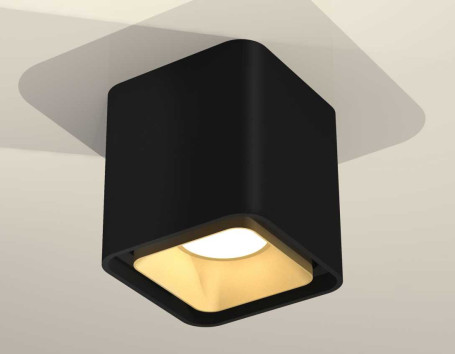 Комплект накладного светильника Ambrella light Techno Spot XS7841004 SBK/SGD черный песок/золото песок (C7841, N7704)
