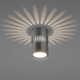 Потолочный светодиодный светильник Elektrostandard DLS026 7W 4200К графит a053601