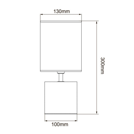 Настольная лампа Uniel UML-B306 E14 Gold/Black UL-00012422