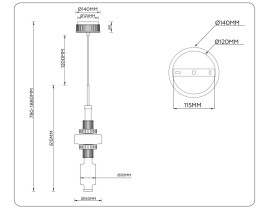Люстра Ambrella Light HIGH LIGHT LH53121