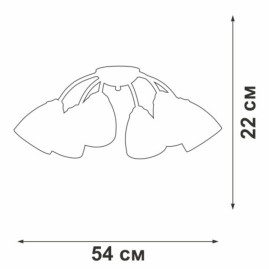 Потолочная люстра Vitaluce V3737-0/6PL