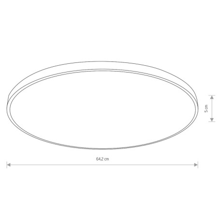 Потолочный cветильник Nowodvorski Agnes Round Led Pro Black 10975