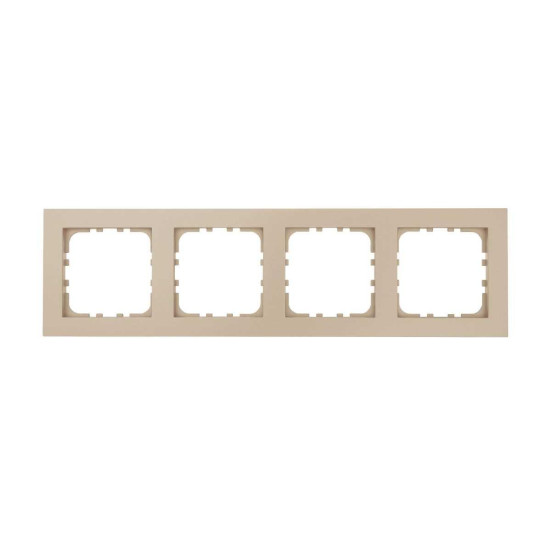 Рамка 4-постовая LK Studio (шампань) LK80 FLAT, 844406-1