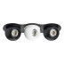 Комплект из светильника и рамки Lightstar Intero Ball (217637+217072+217062+217072) i637726272