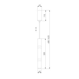 Подвесной светодиодный светильник Eurosvet Axel 50210/1 LED белый