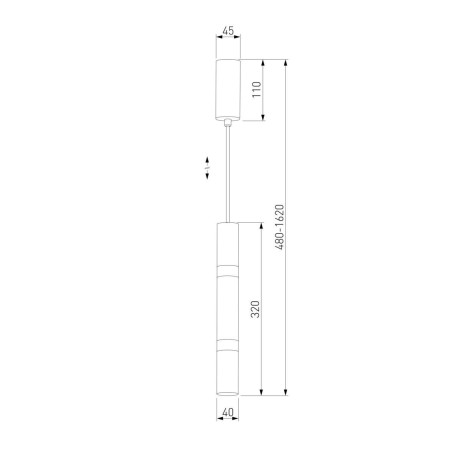 Подвесной светодиодный светильник Eurosvet Axel 50210/1 LED белый