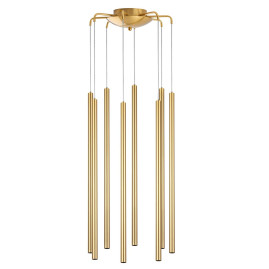 Комплект с подвесной люстрой Lightstar Tubo (574733+747333 (8шт) L8T747333