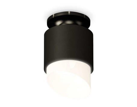 Комплект накладного светильника Ambrella light Techno Spot XS7511066 SBK/PBK/FR черный песок/черный полированный/белый матовый (N7926, C7511, N7175)
