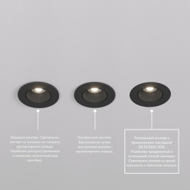 Встраиваемый светильник Denkirs Rodvig DK3061-BK