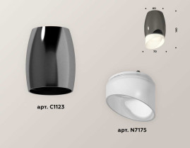 Комплект потолочного светильника Ambrella light Techno Spot XC (C1123, N7175) XS1123023