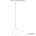 Подвесной светодиодный светильник iLedex Play P820/1-12W-3000K-D220 MBK-BRZ