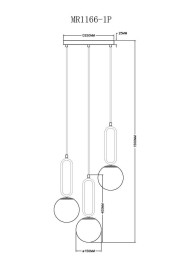 Подвесная люстра MyFar Pierre MR1166-1P